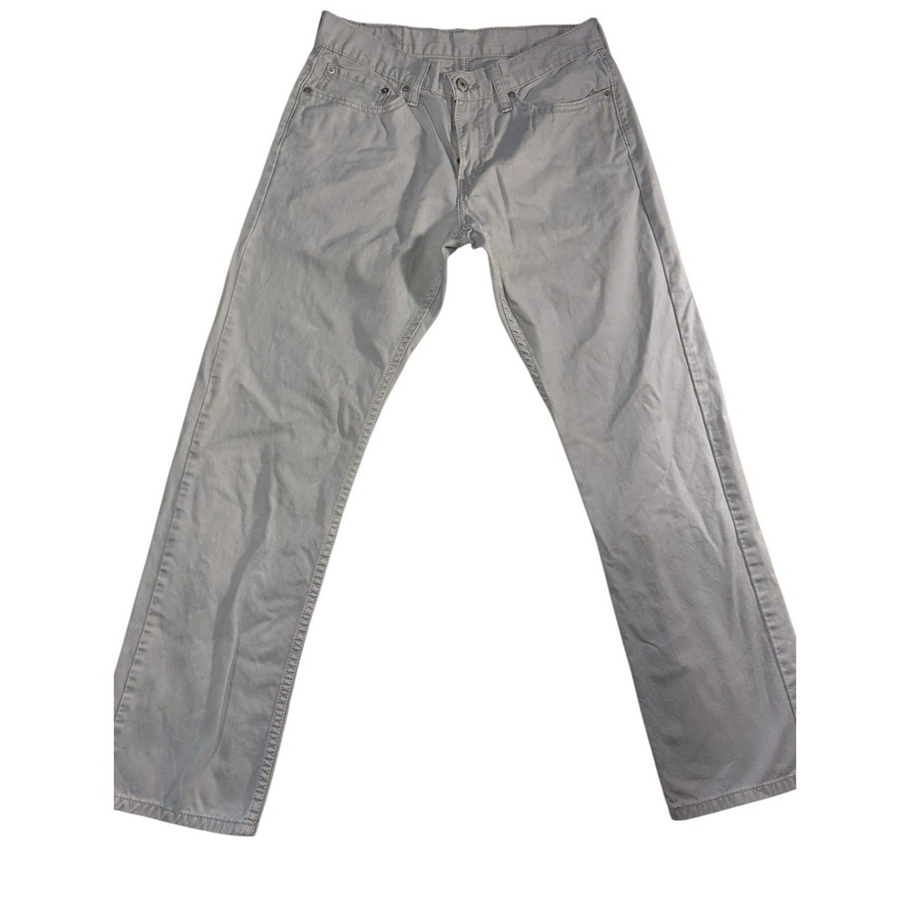 Levi's Slim Straight Jeans in Light Gray